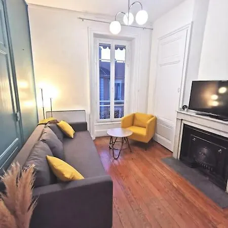 Grand T1 Bis Charme De L'ancien Proxgare/metro/bus Apartment Lyon